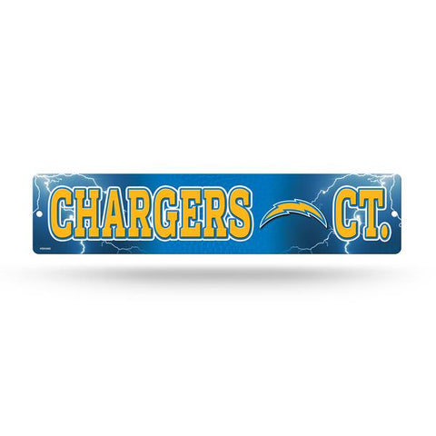LETRERO PLASTICO STREET SIGN CHARGERS