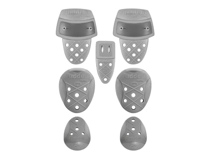 Integraciones Riddell Biolite Slotted Set 7 Piezas Gris Adul