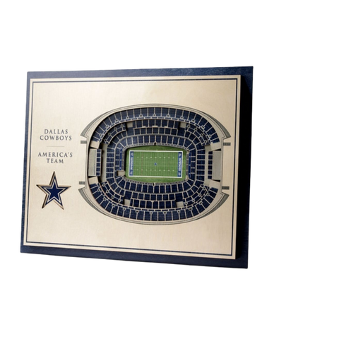 CUADRO 3D STADIUM VIEW COWBOYS