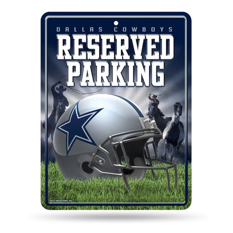 LETRERO METALICO PARKING SIGN COWBOYS