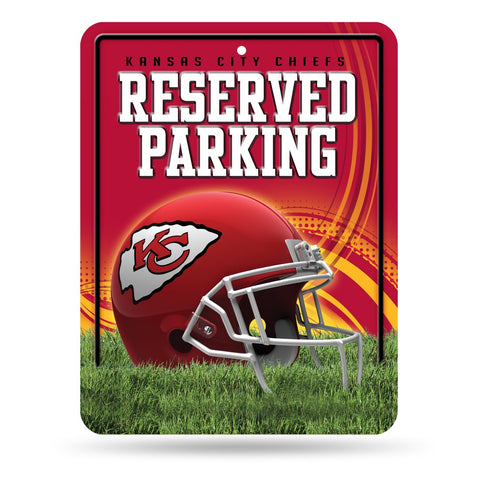 LETRERO METALICO PARKING SIGN CHIEFS