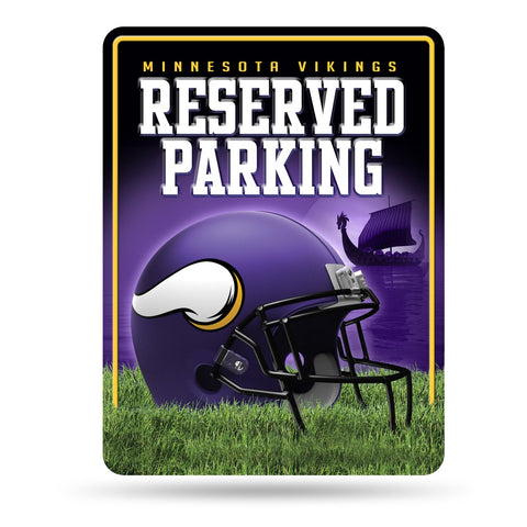 LETRERO METALICO PARKING SIGN VIKINGS