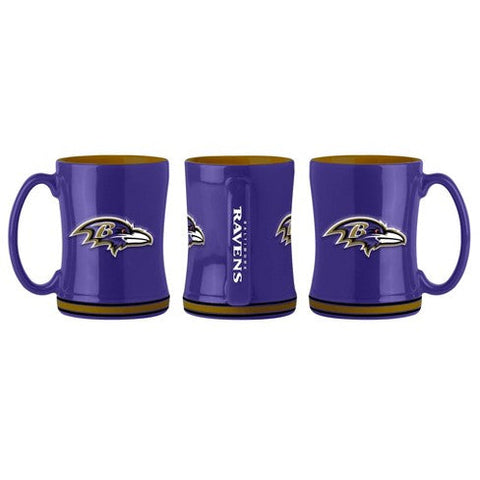 TAZA RELIEF 15OZ RAVENS
