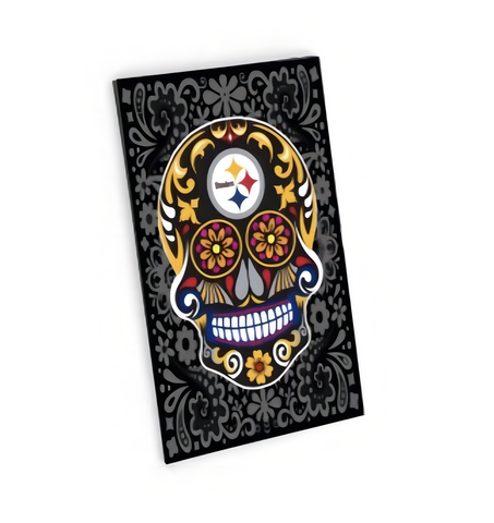 Iman Aminco Sugar Skull Pattern Steelers