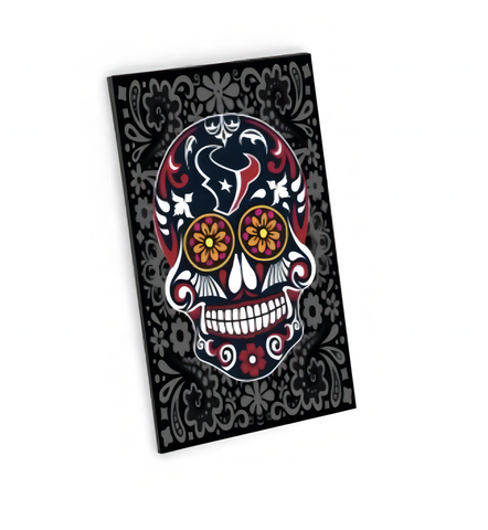 Iman Aminco Sugar Skull Pattern Texans