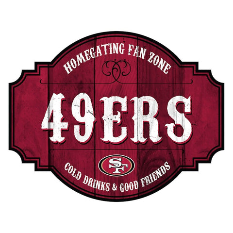 LETRERO MADERA TAVERN SIGN 49ERS