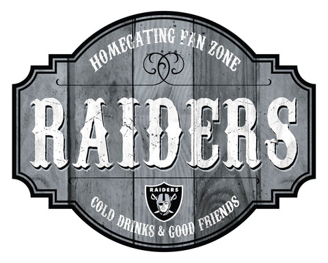 LETRERO MADERA TAVERN SIGN RAIDERS