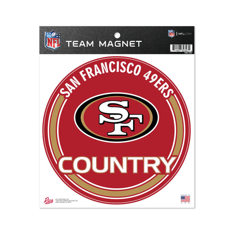 IMAN CIRCLE MAGNET 49ERS