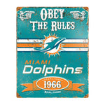 LETRERO PARTY ANIMAL METALICO EMBOSSED DOLPHINS