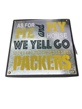 LETRERO PLACA GALVANIZADA 10X10" PACKERS