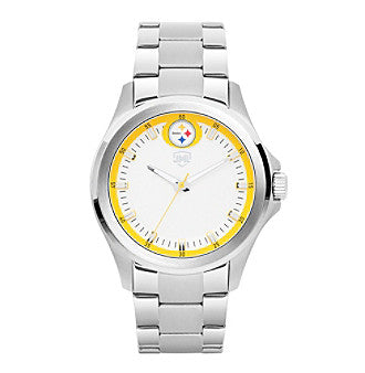 RELOJ NFL JMF SS/WHITE STEELERS