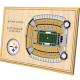CUADRO 3D STADIUM VIEW STEELERS