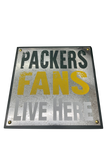 LETRERO PLACA GALVANIZADA 10X10" PACKERS