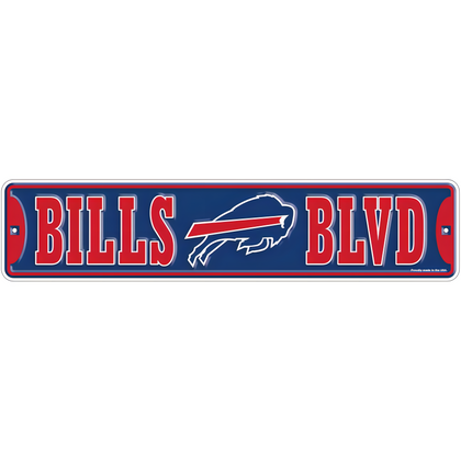 Letrero Metálico NFL Team Boulevard Bills