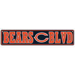 Letrero Metálico NFL Team Boulevard Bears