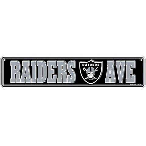 Letrero Metálico NFL Team Boulevard Raiders