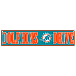 Letrero Metálico NFL Team Boulevard Dolphins