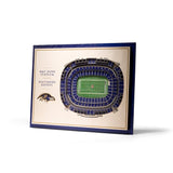 CUADRO 3D STADIUM VIEW RAVENS