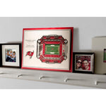 CUADRO 3D STADIUM VIEW BUCCANEERS