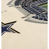 CUADRO 3D STADIUM VIEW COWBOYS