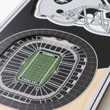 CUADRO BANNER 3D STADIUM RAIDERS