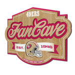 LETRERO MADERA FAN CAVE 3D SIGN 49ERS