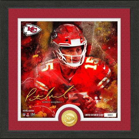 CUADRO PATRICK MAHOMES CHIEFS SURGE FRAME