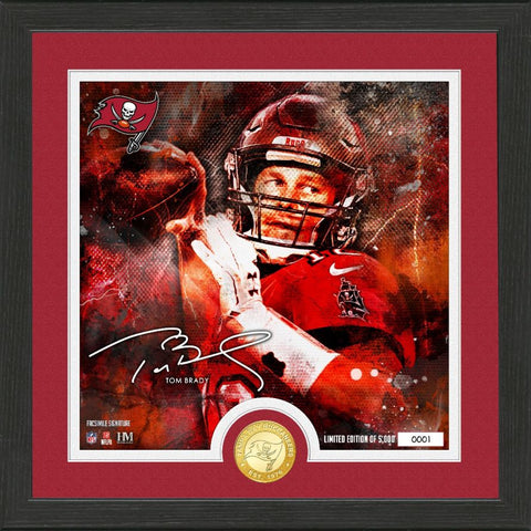 CUADRO TOM BRADY BUCCANEERS SURGE FRAME