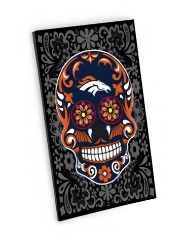 Iman Aminco Sugar Skull Pattern Broncos