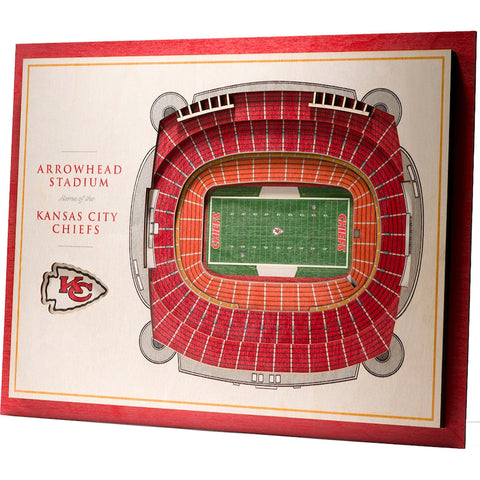 CUADRO 3D STADIUM VIEW CHIEFS